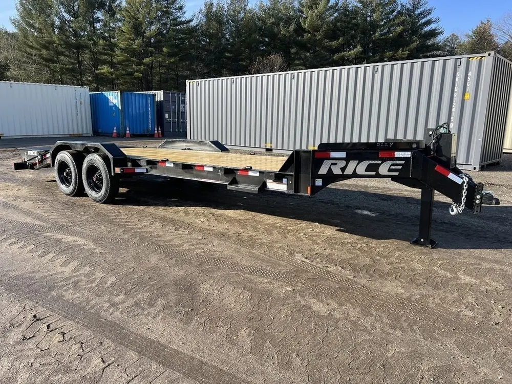2024 Rice Trailers 7X18 Promax Industrial 21K Equipment w/Hydraulic Jack & Full Width Ramps — view 7