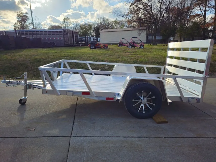 6.4′ X 10′ Gorilla Aluminum Utility Trailer With Gate 3,500lb Axle — view 4