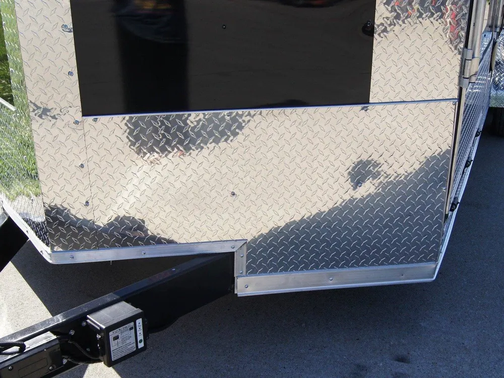 7×20 Black Enclosed Hybrid Trailer with 48” Side Ramp — view 10