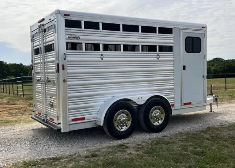 2013 model Cimarron 3 Horse Bumper Pull — view 12