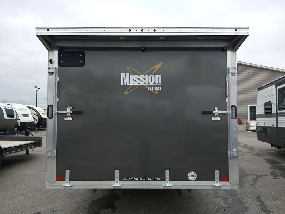 2024 Mission Trailers 101×24 Aluminum 4/5-Place Drive In/Out Deckover w/Galvanized Pkg, Canopy — view 7