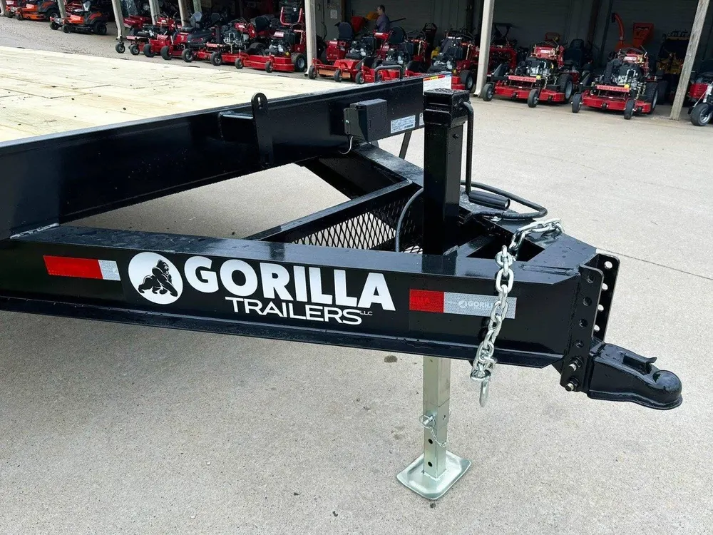 8.5×24 IBeam Deckover Equipment Trailer Straight Deck (2) 5200lb Axles — view 12