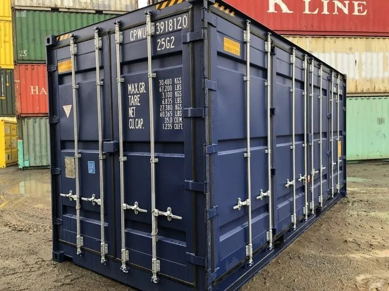 20-Fuß-Open-Side-Container mit seitlichen Flügeltüren