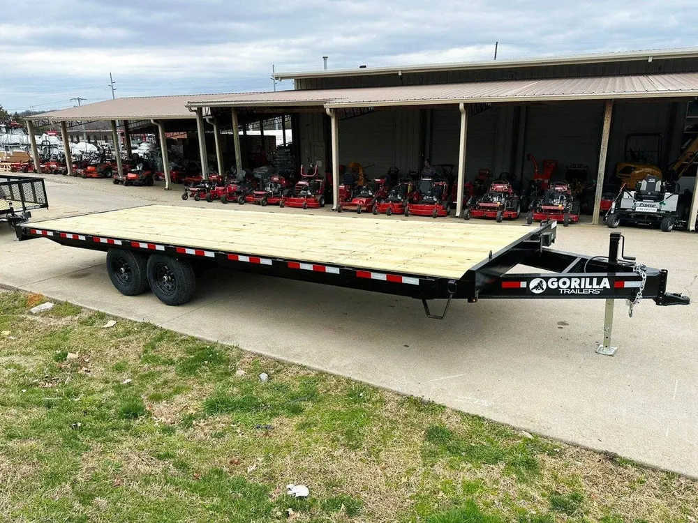 8.5×24 IBeam Deckover Equipment Trailer Straight Deck (2) 5200lb Axles — view 11