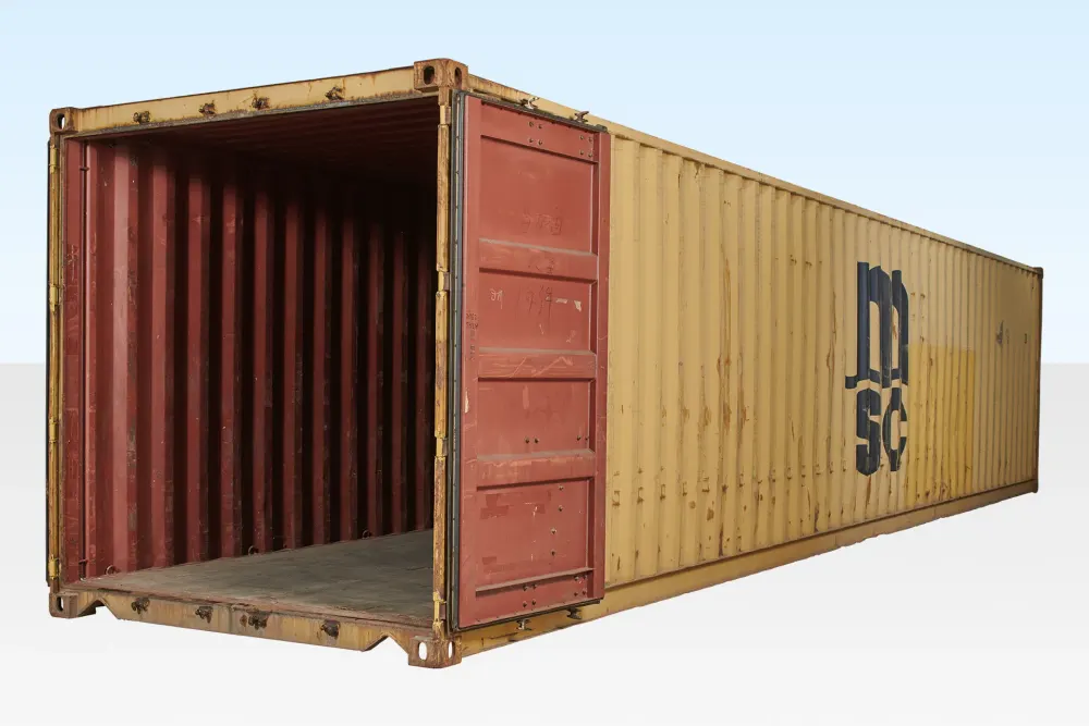 40-Fuß-Seecontainer gebraucht, Standardhöhe