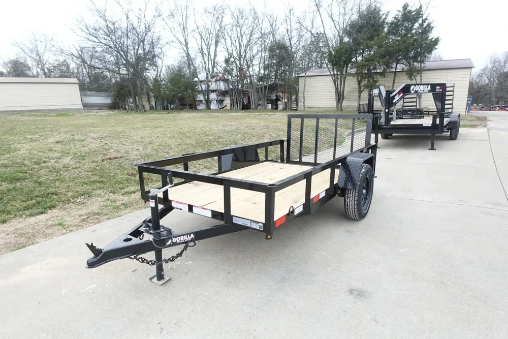 5×10 Utility Trailer Powder Coated Dovetail 3500lb Axle — view 4