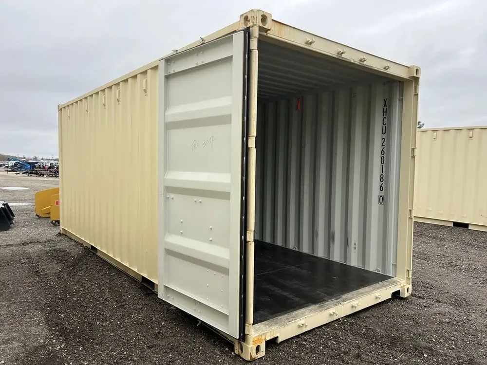 20-Fuß-Lagercontainer One-Trip in Standardhöhe, beige