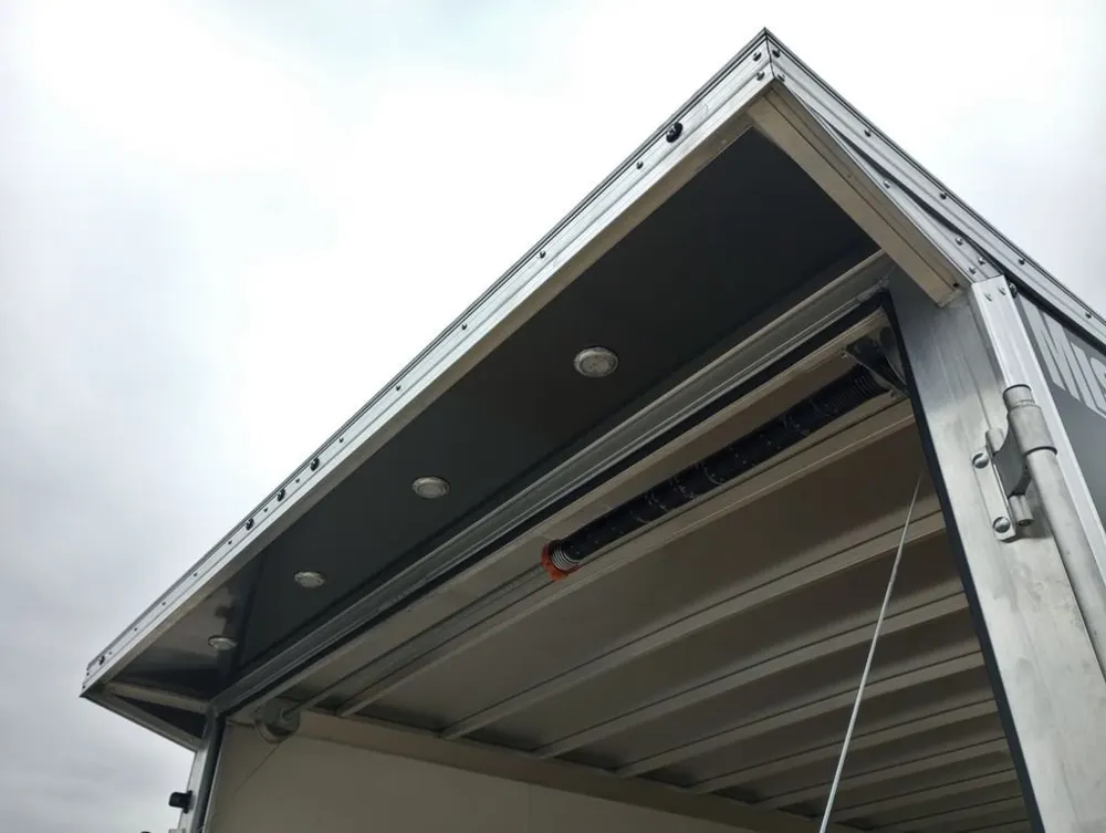 2024 Mission Trailers 101×24 Aluminum 4/5-Place Drive In/Out Deckover w/Galvanized Pkg, Canopy — view 12