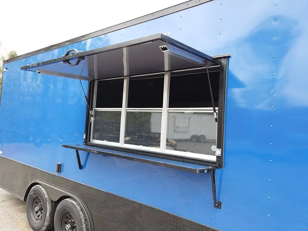 8.5 x 20′ Cobalt Blue Food Vending Concession Food Trailer — view 6