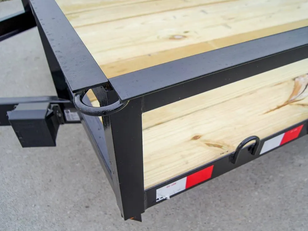 6.4×14 Straight Deck Off Road ATV/UTV Utility Trailer (2) 3,500lb Axles — view 12