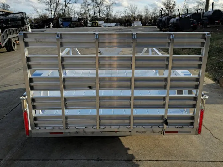 6.4′ X 10′ Gorilla Aluminum Utility Trailer With Gate 3,500lb Axle — view 7