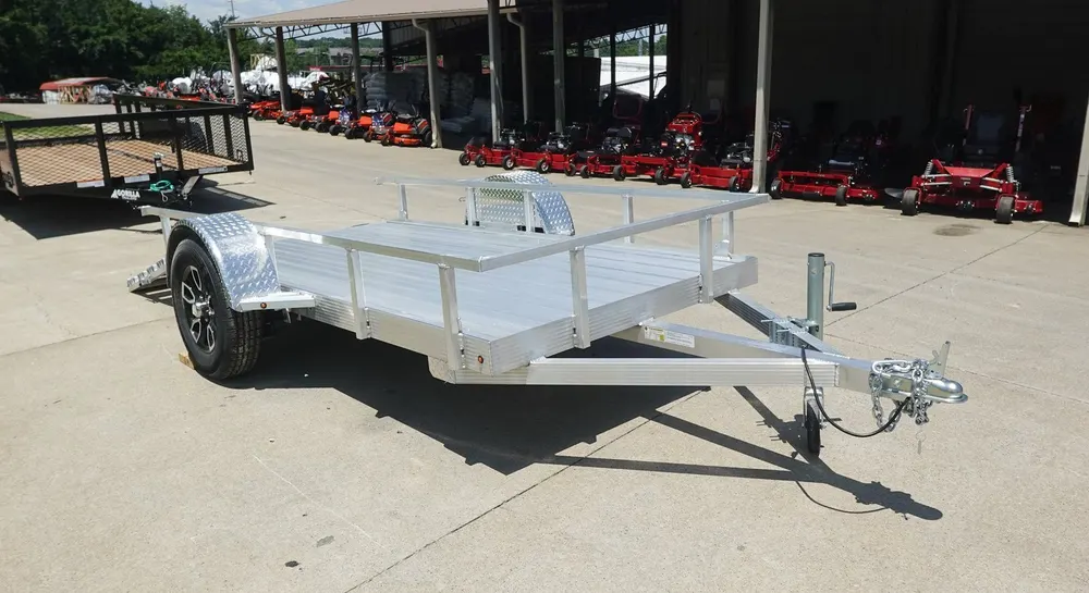 5′ x 10′ Aluminum Utility Trailer W Gate and Mag Wheels 3500lb Axle — view 8