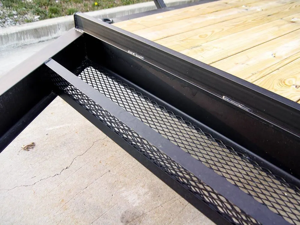 7×14 IBeam Equipment Trailer (2) 5200lb Axles with Stand-Up Ramps 10K GVWR — view 10