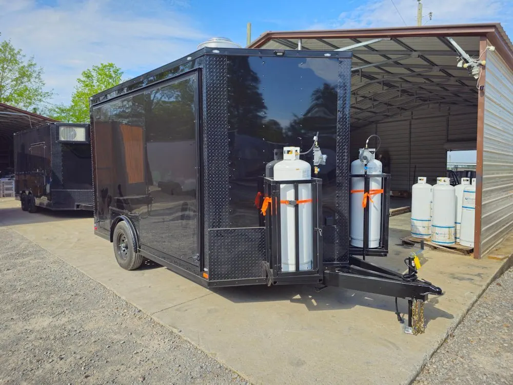 8.5′ X 12′ Black With Blackout Concession Trailer Food Event Outdoor Cooking — view 11