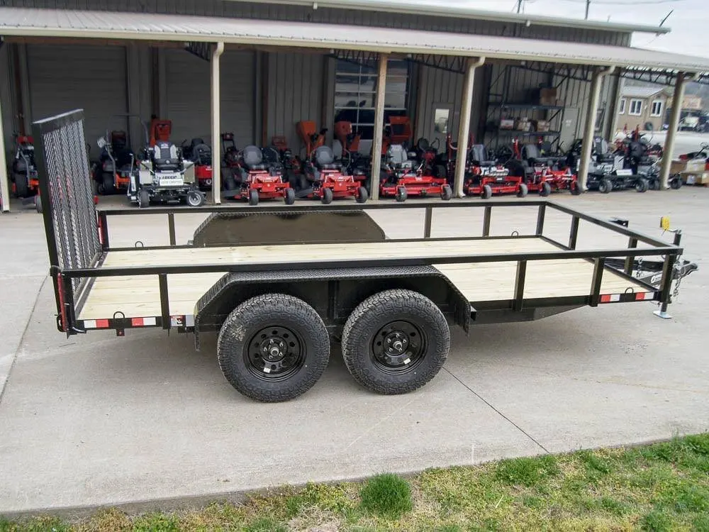 6.4×14 Straight Deck Tube Top Off Road Utility Trailer (2) 3,500lb Axles — view 8