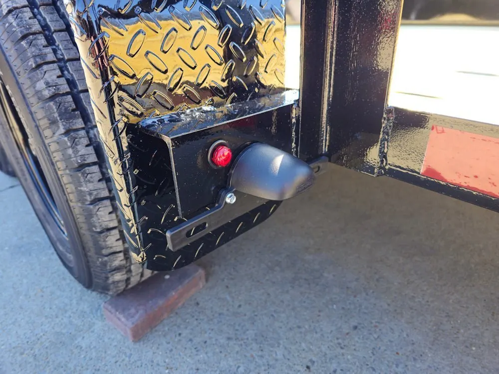 6.4×16 Straight Deck Tandem Utility Trailer 4.5ft Ladder Racks — view 7