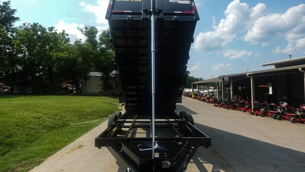 7×16 Telescopic Dump Trailer with 4ft Sides (2) 7K Axles 14k GVWR — view 9