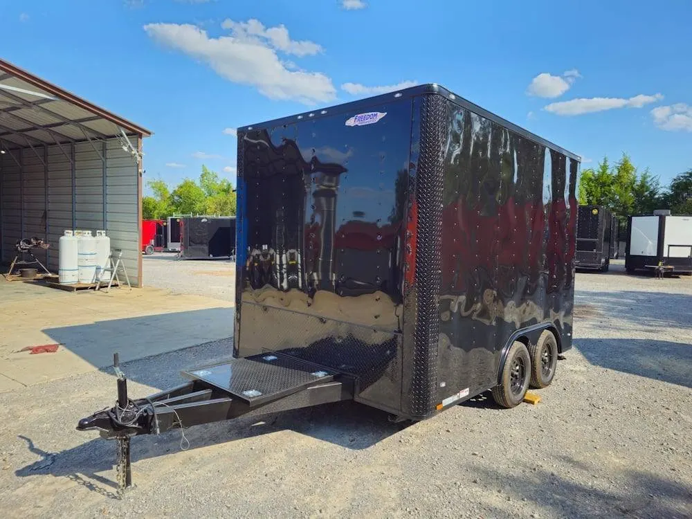 8.5′ X 12′ Black Marketing and Merch Concession Trailer — view 3