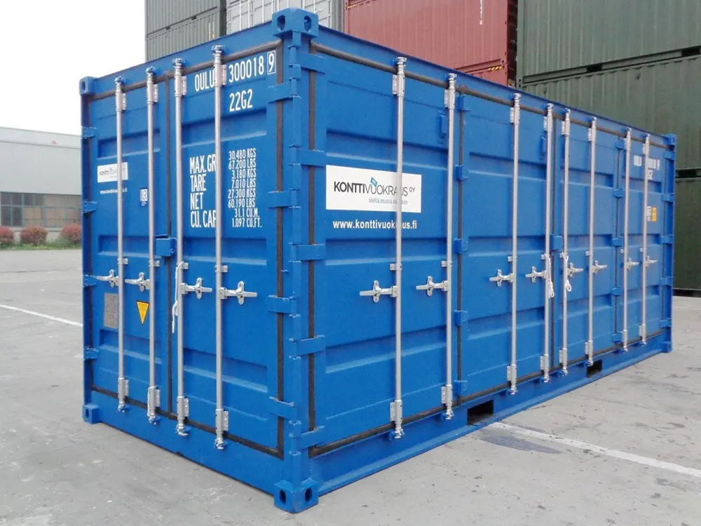 20-Fuß-Open-Side-Container mit seitlichen Flügeltüren