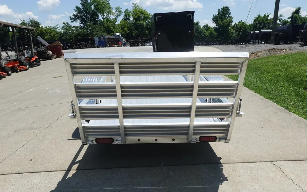 5′ x 10′ Aluminum Utility Trailer W Gate and Mag Wheels 3500lb Axle — view 5