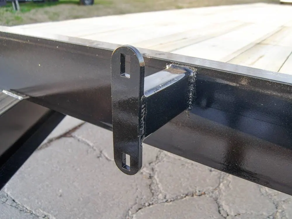 8.5×22 Straight Deckover Trailer (2) 7K Axles with Slide Out Ramps — view 12