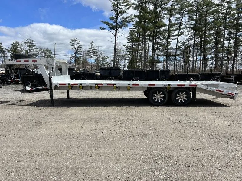 2024 Alum Line Trailers 8.5×24 13K Aluminum Gooseneck w/Flip-Over Ramps — view 4