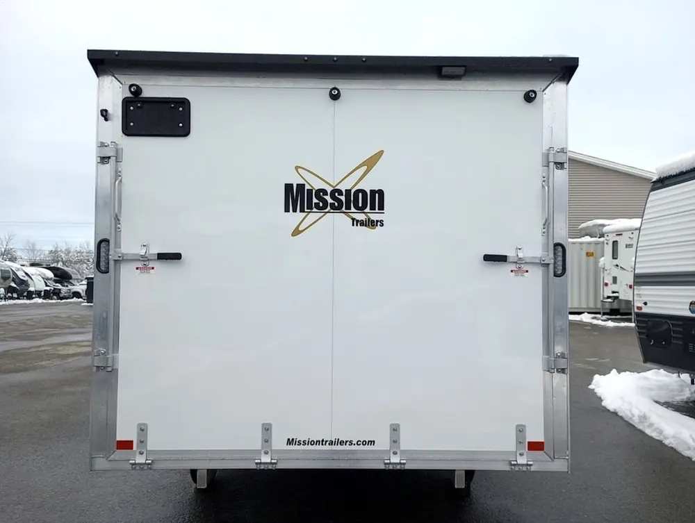 2024 Mission Trailers 101×12 Aluminum 2 Place Crossover 3.0 w/Side X Side Pkg, Rear Canopy — view 7