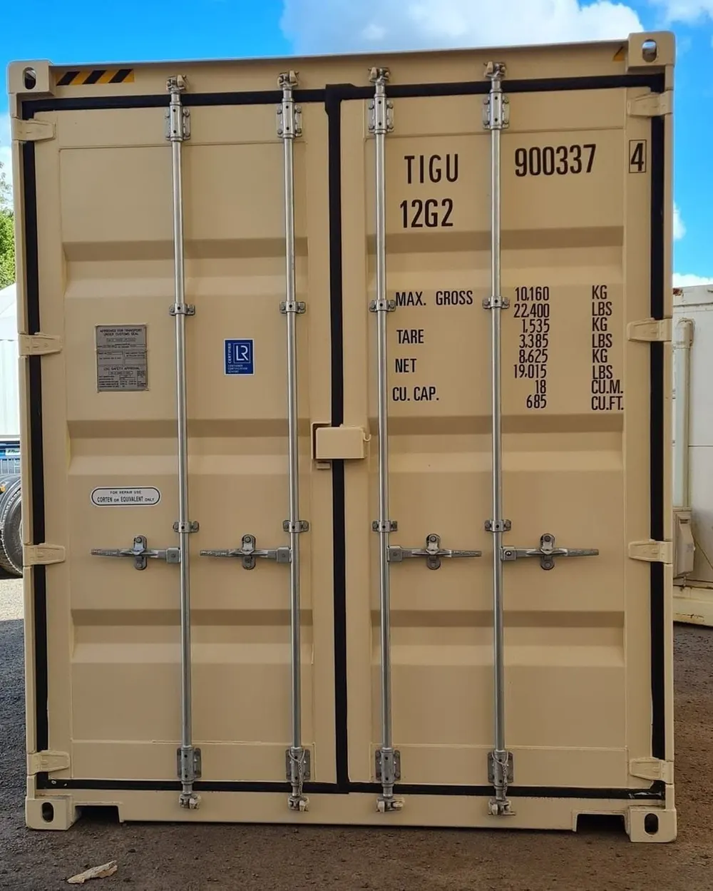 10-Fuß-High-Cube-Container für Lager und Transport