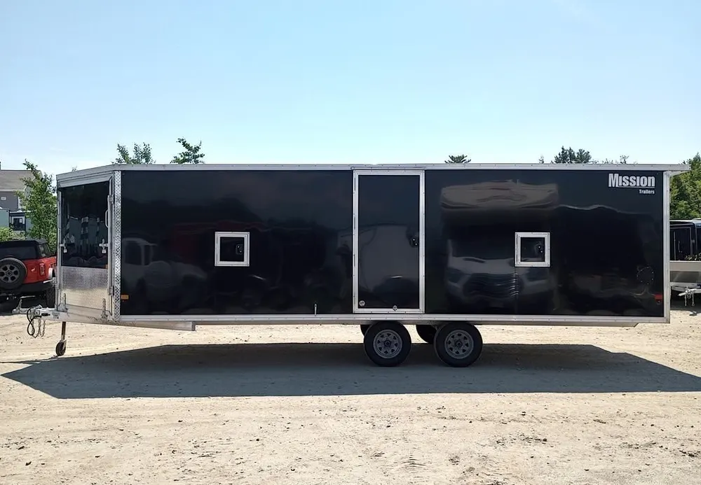 Mission Trailers 101×22 Aluminum 4-Place Drive In/Out Deckover w/Galvanized Package — view 6