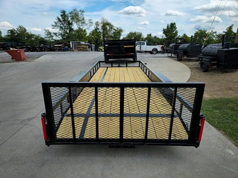 7×20 Utility Trailer Dovetail Powder Coated (2) 3500lb Axles 7k GVWR — view 10