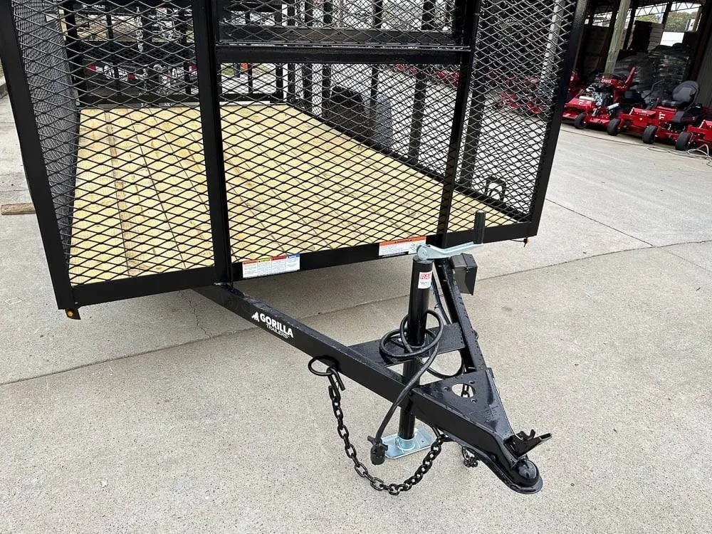 6.4×12 Straight Deck Aluminum Can Recycle Utility Trailer 3,500lb Axle with Brakes — view 12