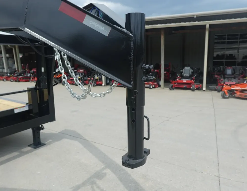 7×20 Gooseneck Equipment Trailer (2) 7K Axles with Brakes & Mini King Kong Ramps 14K GVWR — view 12