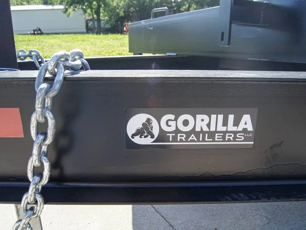 8.5×20 Deckover I-Beam Trailer (2) 5,200lb Axles Stand-Up Ramps 10k GVWR — view 11