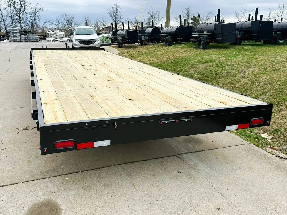 8.5×24 IBeam Deckover Equipment Trailer Straight Deck (2) 5200lb Axles — view 7