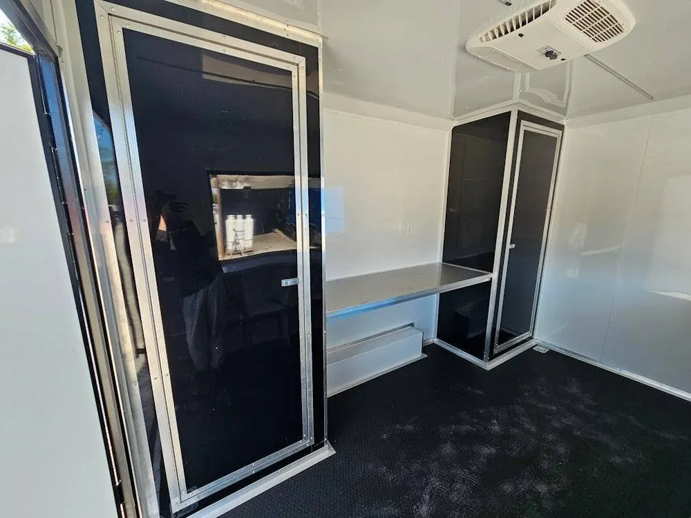 8.5′ X 12′ Black Marketing and Merch Concession Trailer — view 10