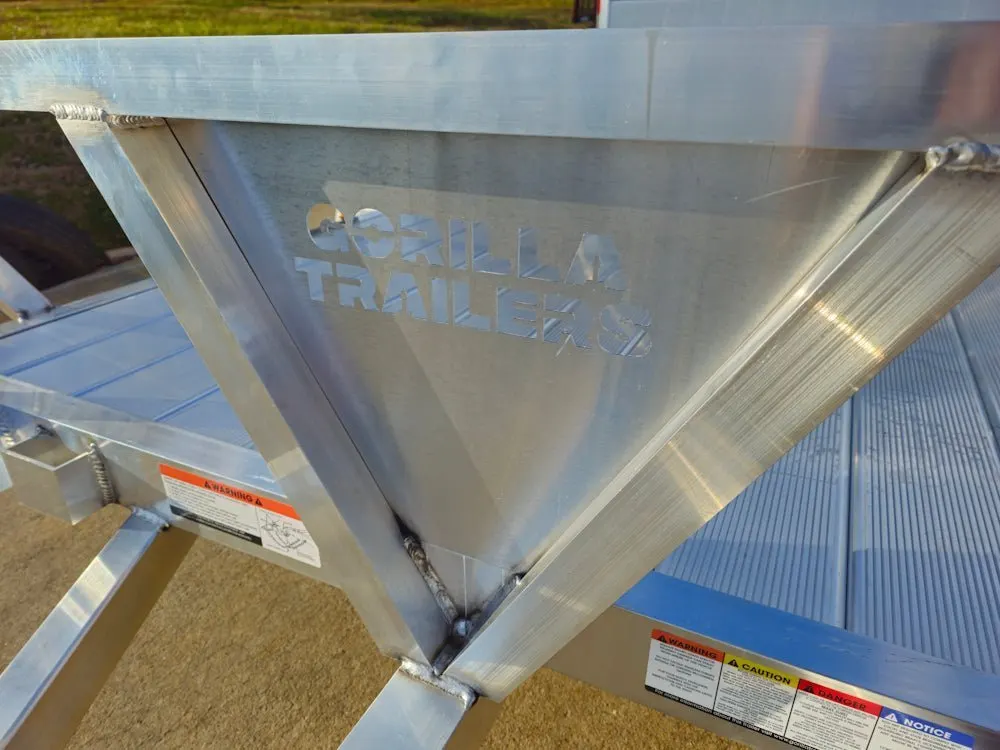 6.4′ X 10′ Gorilla Aluminum Utility Trailer With Gate 3,500lb Axle — view 11