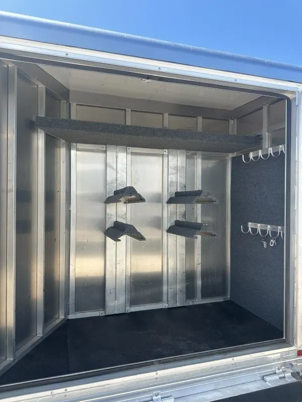 2020 Bloomer 4 Horse Stock Combo Trainer Tack Horse Trailer — view 12