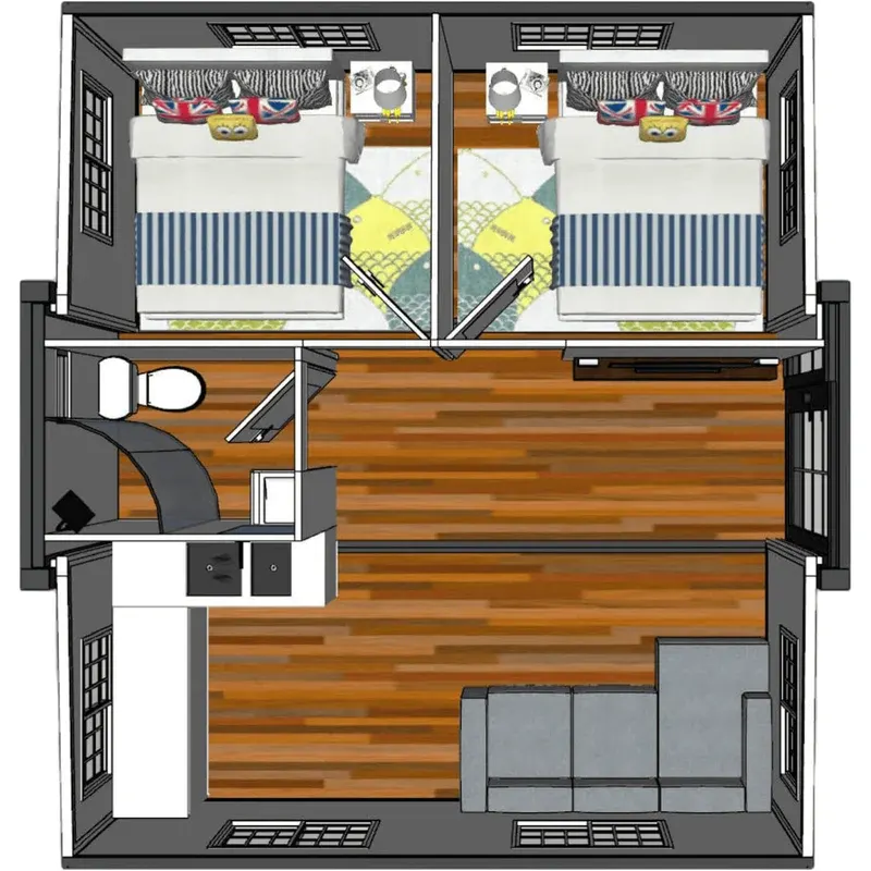 Expandable Prefab Home 19ft x 20ft — view 9