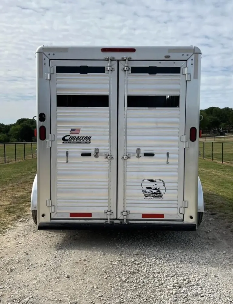 2013 model Cimarron 3 Horse Bumper Pull — view 11