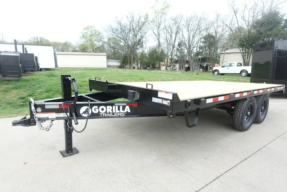 8.5×16 I-Beam Deckover Equipment Trailer 2 7k axles 14k GVWR — view 3