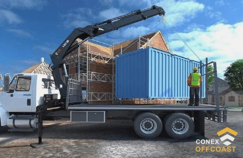 20-Fuß-Standardcontainer mit drei Türverschlüssen