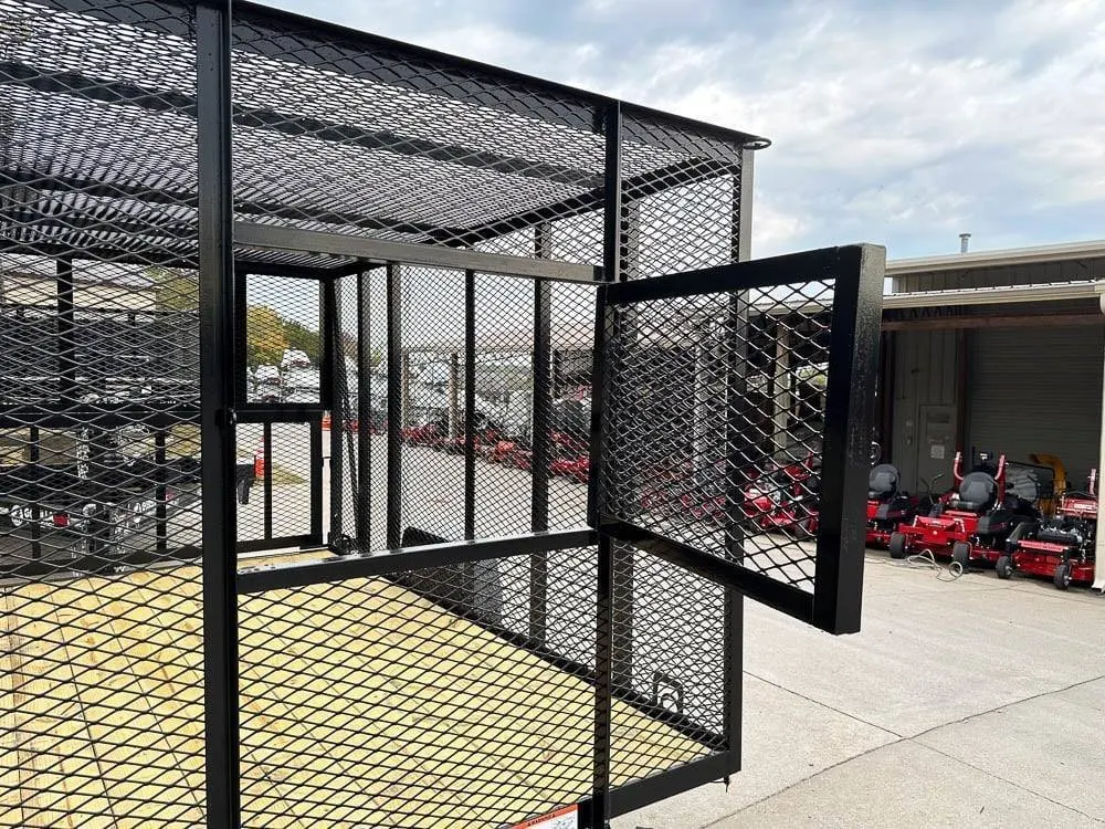 6.4×12 Straight Deck Aluminum Can Recycle Utility Trailer 3,500lb Axle with Brakes — view 11
