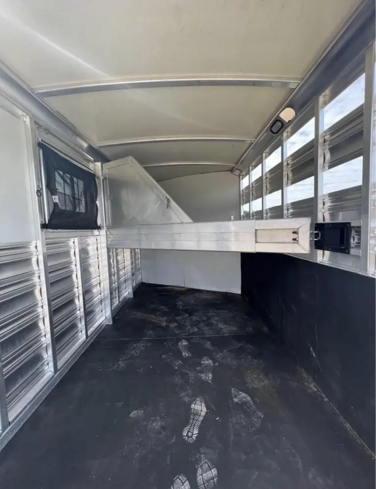 2013 model Cimarron 3 Horse Bumper Pull — view 6