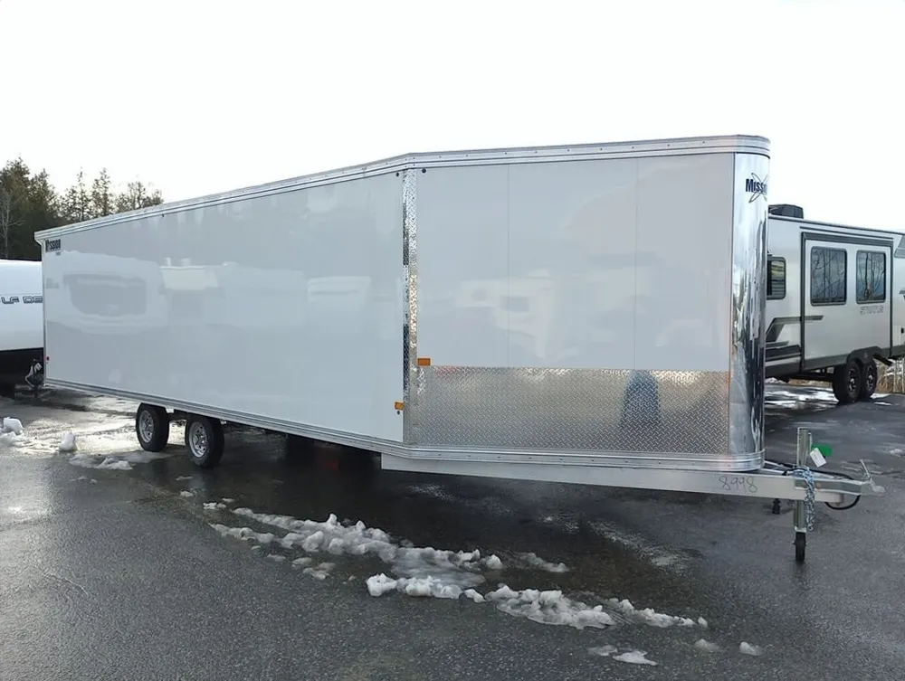 2024 Mission Trailers 101×24 Aluminum 4/5-Place Drive In/Out Deckover w/Galvanized Pkg, Canopy — view 10