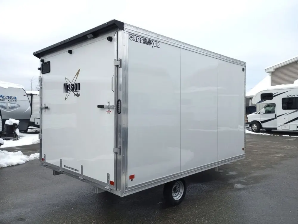 2024 Mission Trailers 101×12 Aluminum 2 Place Crossover 3.0 w/Side X Side Pkg, Rear Canopy — view 8