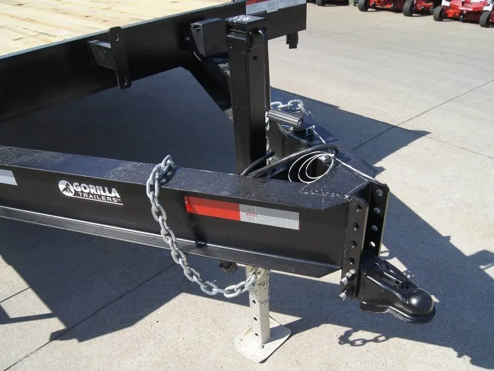 8.5×20 Deckover I-Beam Trailer (2) 5,200lb Axles Stand-Up Ramps 10k GVWR — view 10