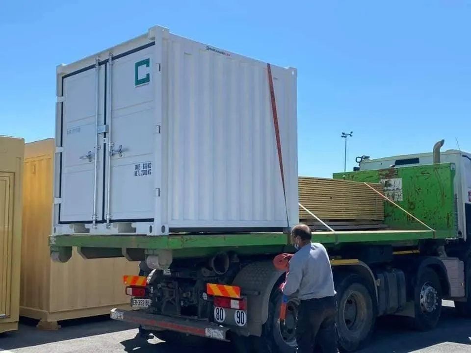 10-Fuß-Standardcontainer aus Stahl, platzsparend