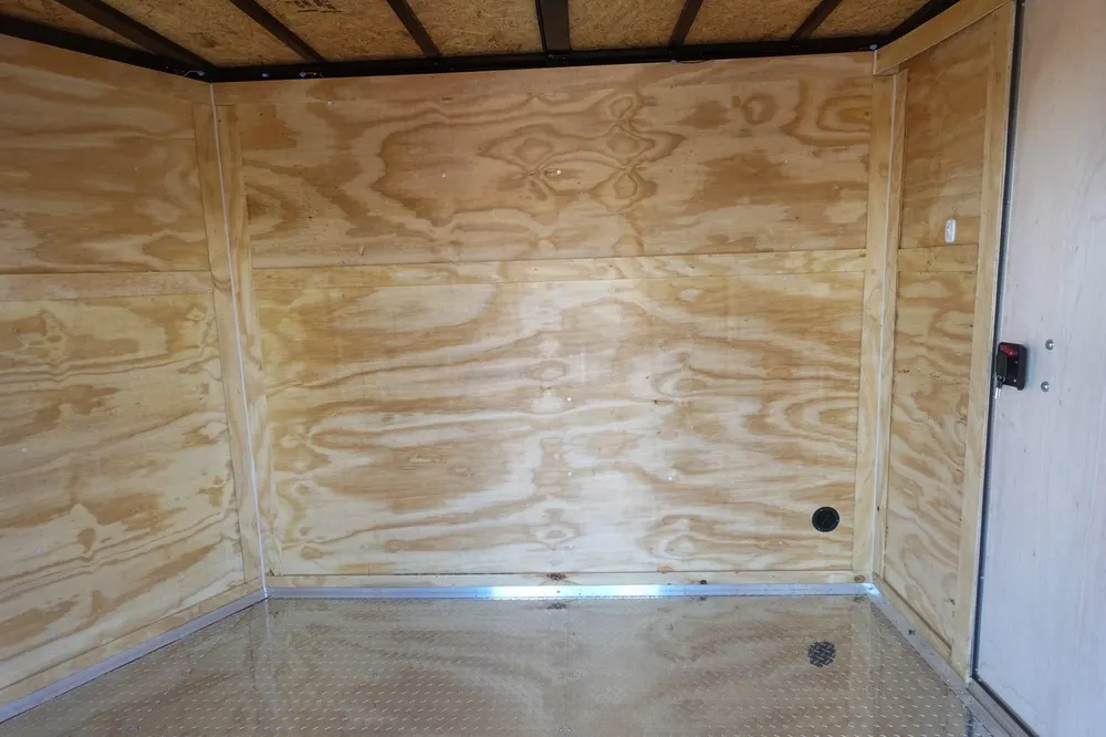 7×20 Black Hybrid Enclosed Trailer ATP Floor (2) 7K Axles — view 12