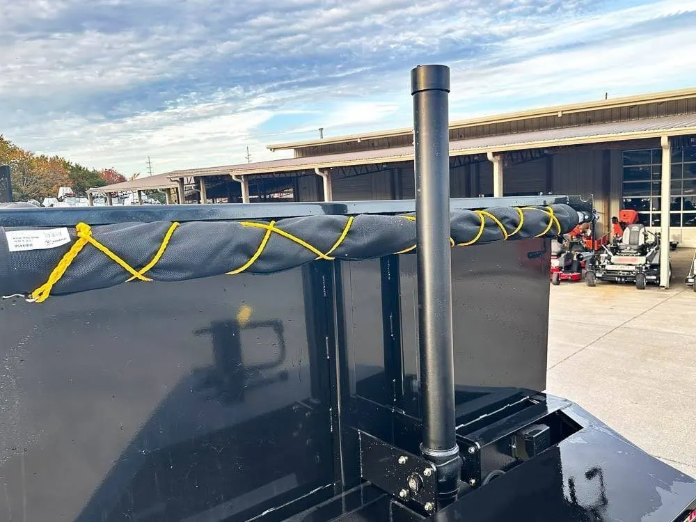 7×16 Gorilla Telescopic IBeam Dump Trailer with 3ft Sides (2) 7K Axles 14k GVWR — view 10