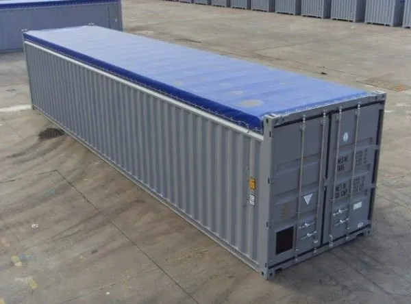 40-Fuß-Open-Top-Container, ISO- und CSC-zertifiziert